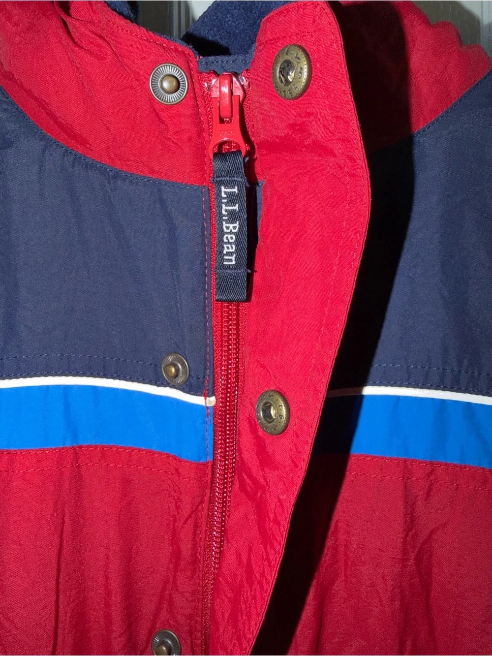 Vintage Y2K LL bean kids winter snow suit one piece